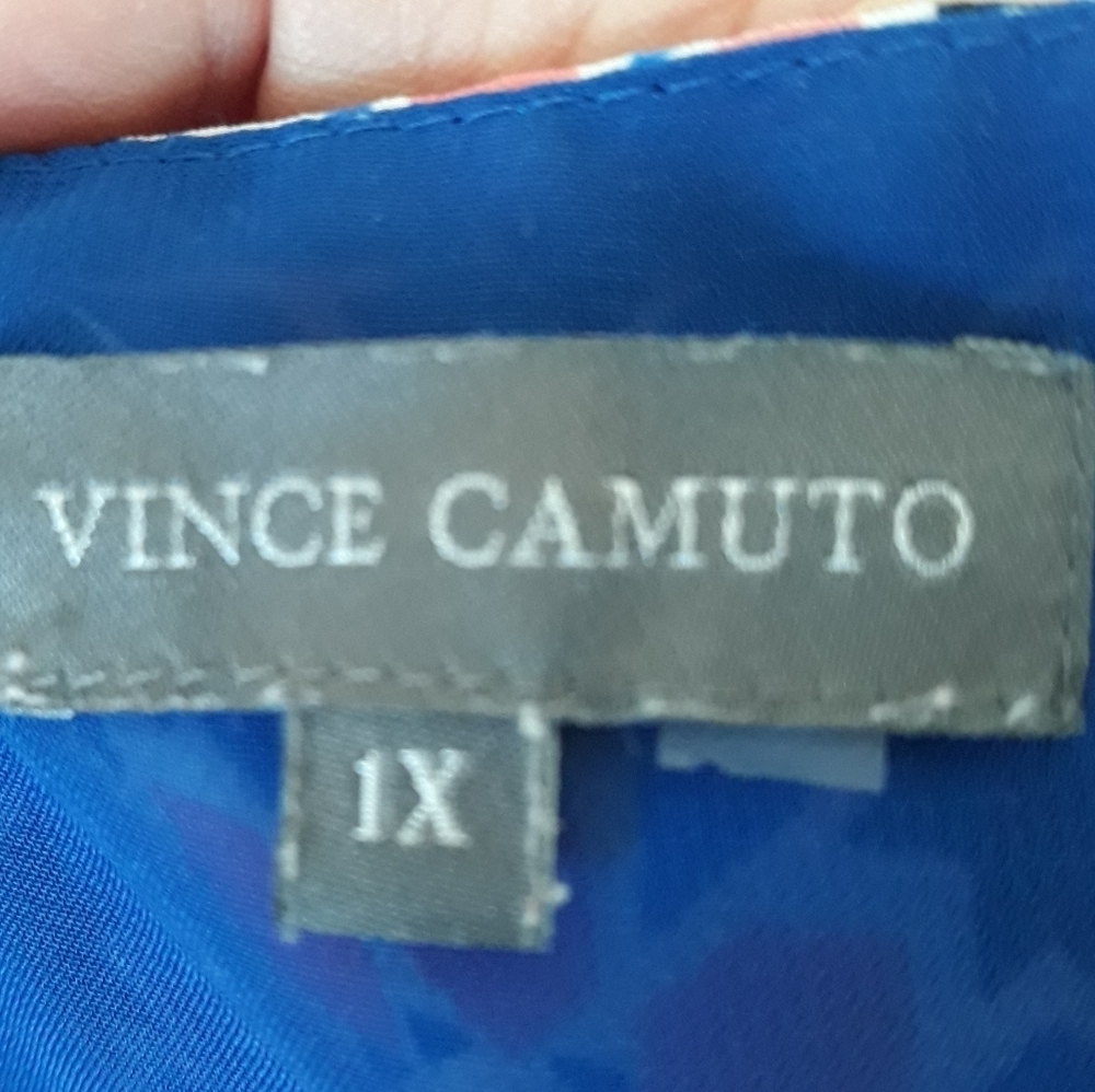 Vince Camuto Maxi Dress Sleeveles Elasticized Waist lined Floral Multico… - Picture 6 of 13